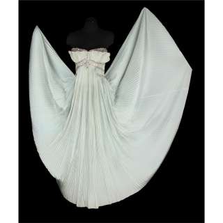 Marilyn Monroe strapless pale green silk Empire gown with rhinestone trim from Let’s Make Love | Profiles in History
