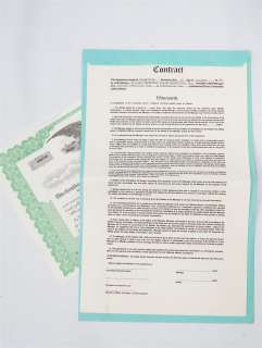 Ali (2001) Prop Management Contract W/Studio COA | GWS Auctions
