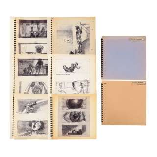 BLADE RUNNER (1982) - Lot 938 - Geoff Hutchins Collection: Two Sherman Labby Storyboard Books - Leon (Brion James) Interview and Deckard (Harrison Ford)/Pris (Daryl Hannah) Fight