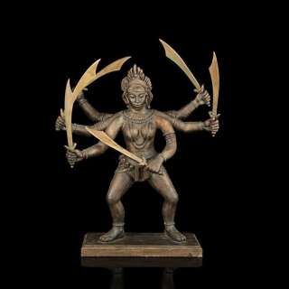 THE GOLDEN VOYAGE OF SINBAD (1973) - Lot #140 : Ray Harryhausen Archive: Kali Lighting Stand-in Model by Ray Harryhausen