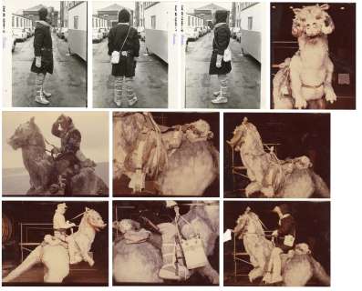 STAR WARS: THE EMPIRE STRIKES BACK - Set of Phil Tippett‘s "Black Falcon" Tauntaun Reference Photos