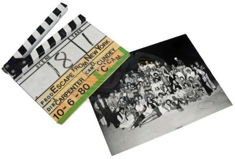 Lot 116 - Escape From New York - Production Used Clapper Board