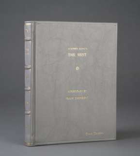 Bound script of The Mist from the personal collection of director Frank Darabont | Blacksparrow