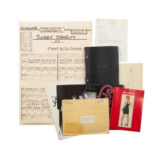 Paddy Chayefsky | Bob Fosse Signed Note, "Sweet Charity" Script, Memorial Programs, and Other Ephemera | Julien’s