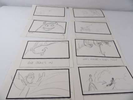 Original 1992 The Fern Gully Storyboards Lot | Eagles Corps International LLC