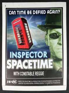 Community - Lot 14 - Various Episodes: Troy Barnes‘ (as portrayed by Donald Glover) and Abed Nadir‘s (as portrayed by Danny Pudi) Inspector Spacetime Poster