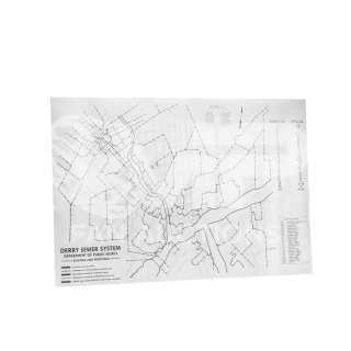 It (I) (2017) Eddie Kaspbrak Jack Dylan Grazer Production Used Derry Town Sewer Map | VIP Fan Auctions