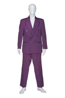 Lot 741 - DICK TRACY: DUSTIN HOFFMAN "MUMBLES" PURPLE TWO-PIECE SUIT (WITH DVD)