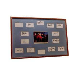 Star Trek The Next Generation (1987-1994) Autographed Framed Signatures & Cast Photo | VIP Fan Auctions