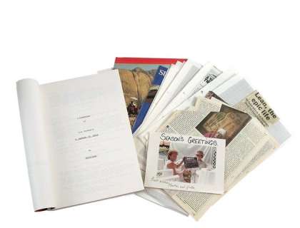 Lot 16 - Passage To India Original Screenplay & Press Clippings