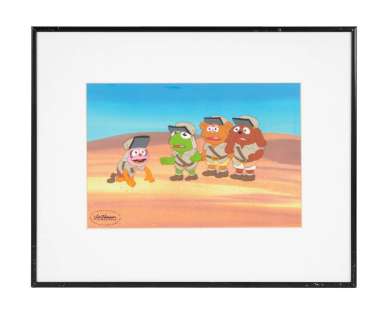 Muppet Babies - Lot #64 - "Sing a Song of Superheroes" Framed Animation Cel (B)