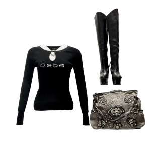 Lot #151 – Hustlers Destiny Constance Wu Screen Worn Shirt Earrings Purse & Shoes Ch 8a Sc 38