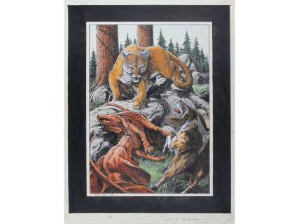 Puma Blues #20 Original Cover Art (1989) | Weiss Auctions