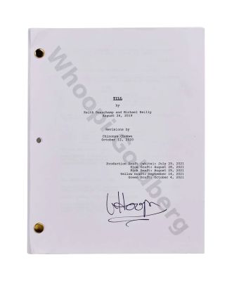 Whoopi Goldberg | Lot #272 - 2020 Signed “Till” Script | Julien’s