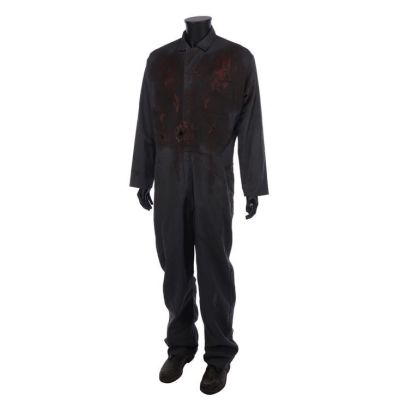 HALLOWEEN H20: 20 YEARS LATER (1998) - Lot #188 : Michael Myers‘ (Chris Durand) Bloodied and Distressed Coveralls and Boots