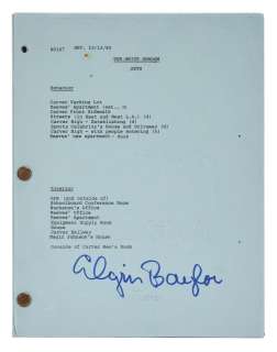 Elgin Baylor | Signed "The White Shadow" Script | Julien’s