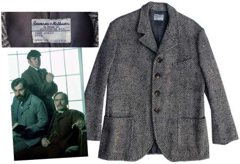 Alan Arkin Herringbone Jacket From ’’The Seven-Per-Cent Solution’’ Sherlock Holmes Movie -- Fine | Nate Sanders