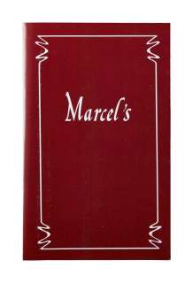Lot 70 - Friends | Marcel‘s Restaurant Menu Prop Studio Made Reproduction (C)