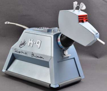 Lot 155 - DOCTOR WHO - JOHN LEESON & BOB BAKER - LARGE AUTOGRAPHED K9 FIGURE