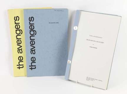 The Avengers - Three original 1960’s scripts, Noon-Doomsday by Terry Nation (62 pages), The… | Ewbank’s