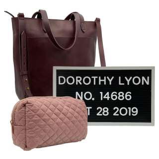 Fargo Season 5 Dot Lyon Juno Temple Screen Used Makeup Bag, Mugshot Board & Purse Ep 501- 502 | VIP Fan Auctions