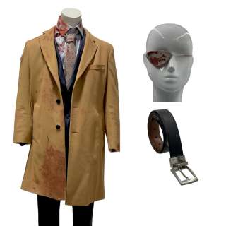 Fargo Season 5 Danish Graves Dave Foley Screen Worn Coat, Pant Suit, Shirt, Eye Patch, Tie & Belt Ch 10 Ep 508 | VIP Fan Auctions