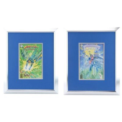 SMALLVILLE (T.V. SERIES, 2001-2011) - Lot #1132 : Pair of Framed Warrior Angel Comics