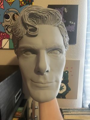 1:1 SCALE LIFE SIZE CHRISTOPHER REEVE SUPERMAN HEAD | eBay US (Buy It Now)