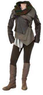 "Katniss Everdeen" brown leather jacket ensemble worn in The Hunger Games: Catching Fire. | Profiles in History