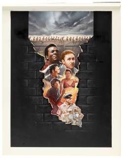 RIOT VHS FINAL ORIGINAL ART. | Hake’s