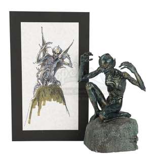 NIGHTBREED (1990) - Lot 340 - Midian Graveyard Miniature and Ralph McQuarrie Concept Design, Script, Paperwork and Poster