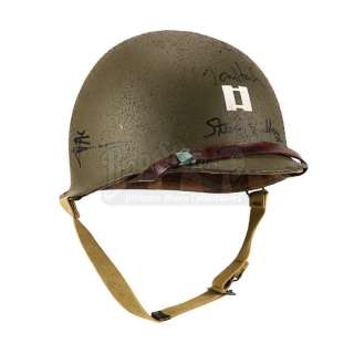 Saving Private Ryan (1998) | Captain Miller’s (Tom Hanks) Cast Autographed Helmet | Propstore