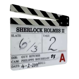 Sherlock Holmes A Game of Shadows (2011) Production Used Clap Board | VIP Fan Auctions