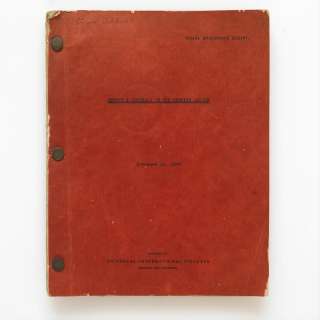 A Bud Abbott personally-owned and used script from "Abbott & Costello in the Foreign Legion" | Bonhams
