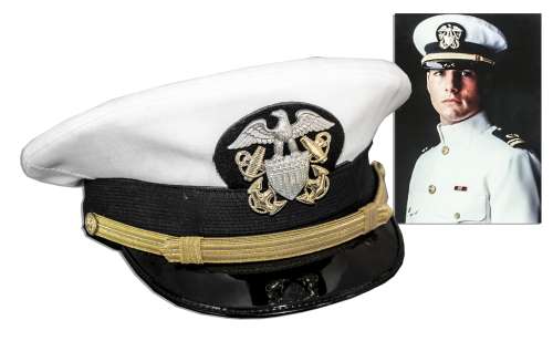 Tom Cruise Costume Naval Officer‘s Cap From ‘‘A Few Good Men‘‘