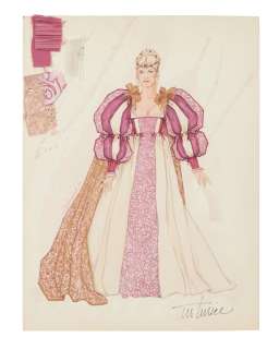 Moonlighting - Maddie Hayes (Cybill Shepherd) "Atomic Shakespeare" Costume Sketch