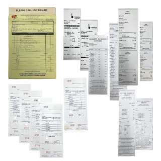 Everything Everywhere All at Once Evelyn Wang (Michelle Yeoh) Production Used Receipt Block, 5 Receipts & 8 Payment Receipts | VIP Fan Auctions