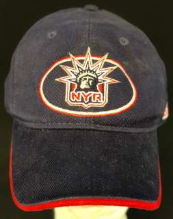 Lot 192 - Spin City (1996–2002) - Black & Red Stripped New York Rangers Hockey Cap