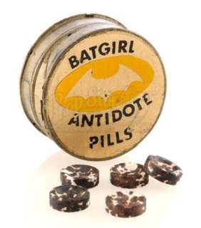BATMAN (1966-1968) - Lot 316 - Batgirl’s (Yvonne Craig) Hero Antidote Pillbox and Pills