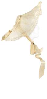 Lot 294 - Vivien Leigh "Scarlett O‘Hara" ivory sheer hat designed by Walter Plunkett from Gone With the Wind.