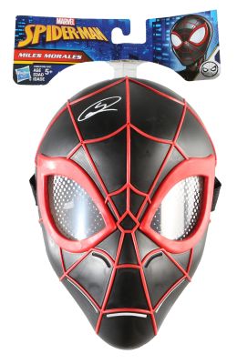Shameik Moore as Miles Morales in Spider-Man: Into the Spider-Verse Signed Prop Replica Hasbro Mask | SWAU