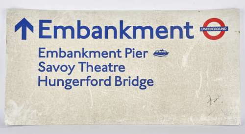 James Bond 007 Skyfall (2012) Prop sign from London Underground scenes in the film. London… | Ewbank’s