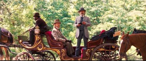 Django Unchained Calvin Candie (Leonardo DiCaprio) Hero Horse Drawn Carriage Movie Props | Premiere Props