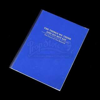 JERRY MAGUIRE (1996) - Lot 233 - Cameron Crowe Autographed Manifesto