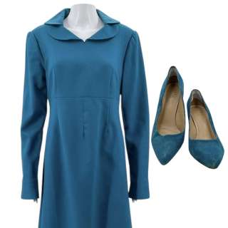 The Handmaid’s Tale Serena Joy Waterford Screen Worn Dress & Heels Ch 2 Sc 10-20 Ep 503 | VIP Fan Auctions