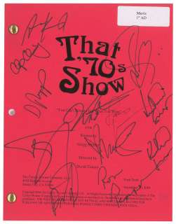 That ’70s Show Group of (4) Cast-signed Scripts | RR Auction