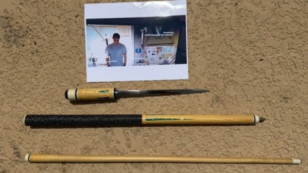 Veronica Mars Original Screen Used Pool Stick With Dagger-Movie Prop-Prop NO COA | eBay US (Buy It Now)