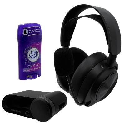 Lot 36: Mythic Quest Poppy Li (Charlotte Nicdao) Screen Used Deodorant & Gaming Headset | VIP Fan Auctions