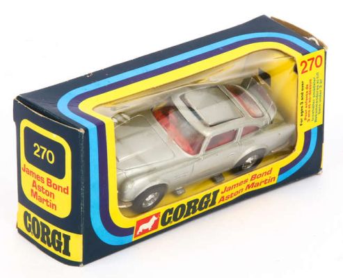 Lot 2381 - James Bond 007 - Corgi James Bond Aston Martin, No 270, boxed. | Ewbank’s
