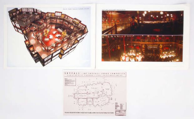 James Bond 007 - SKYFALL (B23) copies of production used concept artwork including; Casino… | Ewbank’s